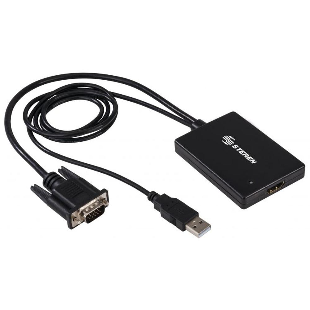 Adaptador VGA a HDMI Con Audio USB Steren Precio Costa Rica